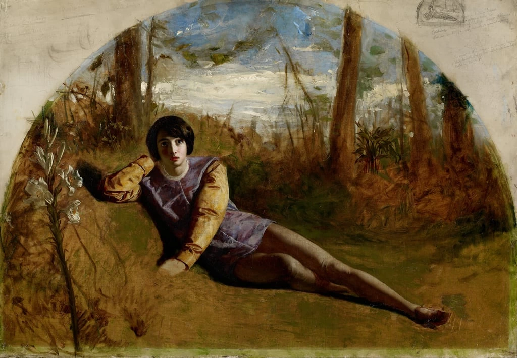 IL giovane poeta, 1849 - Birmingham Museums and Art Gallery